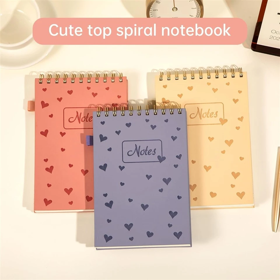 A5 Top Bound Spiral Notebook
